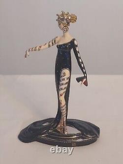 Franklin Mint PEARLS RUBIES House of Erte HAND PAINTED Porcelain FIGURINE A3984