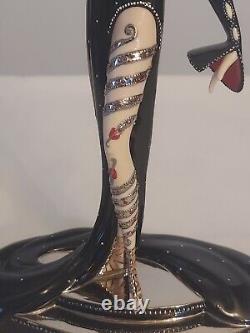 Franklin Mint PEARLS RUBIES House of Erte HAND PAINTED Porcelain FIGURINE A3984