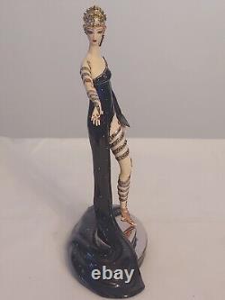 Franklin Mint PEARLS RUBIES House of Erte HAND PAINTED Porcelain FIGURINE A3984