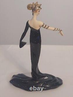 Franklin Mint PEARLS RUBIES House of Erte HAND PAINTED Porcelain FIGURINE A3984