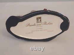 Franklin Mint PEARLS RUBIES House of Erte HAND PAINTED Porcelain FIGURINE A3984