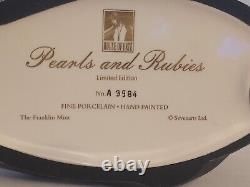 Franklin Mint PEARLS RUBIES House of Erte HAND PAINTED Porcelain FIGURINE A3984