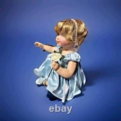 Franklin Mint? PRINCESS DIANA Wales LADY DI Portrait Baby Doll TURQUOISE