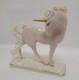 Franklin Mint Pink White Lace Porcelain Unicorn Treasury Figurine David Cornell