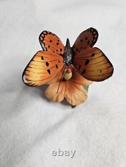 Franklin Mint Porcelain 13 Butterflies of the World