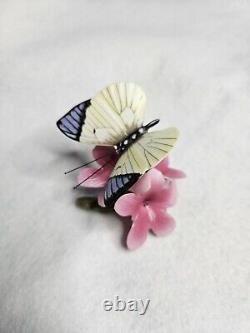 Franklin Mint Porcelain 13 Butterflies of the World