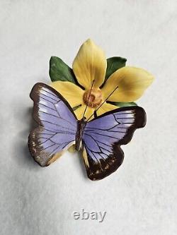 Franklin Mint Porcelain 13 Butterflies of the World