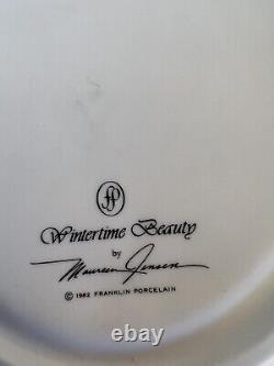Franklin Mint Porcelain All Four Seasons Maureen Jensen 3d Floral Wall Art 1982