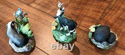 Franklin Mint Porcelain Animal Figurines Months of the Year Peter Barrett 1984