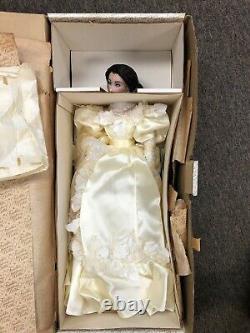 Franklin Mint Porcelain Bride Doll Scarlett OHara Gone With The Wind