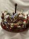 Franklin Mint Porcelain Carousel Animals with Carousel