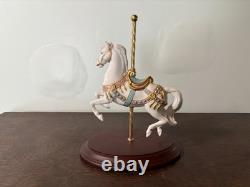 Franklin Mint Porcelain Carousel Horse Collectible- Carousel Magic 1987