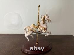 Franklin Mint Porcelain Carousel Horse Collectible- Carousel Magic 1987