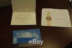 Franklin Mint Porcelain Collector Doll Titanic Rose Reunited White Dress In Box