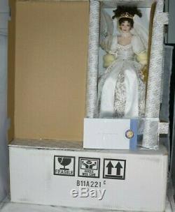 Franklin Mint Porcelain Doll Faberge Natalia Imperial Russia Bride NEW COA