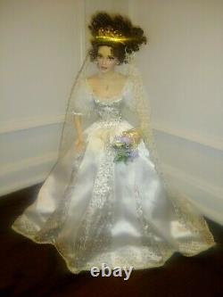 Franklin Mint Porcelain Doll Faberge Natalia Imperial Russia Bride Wedding
