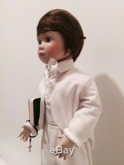 Franklin Mint Porcelain Doll, Franklin HeirloomPeter First Holy Communion Doll