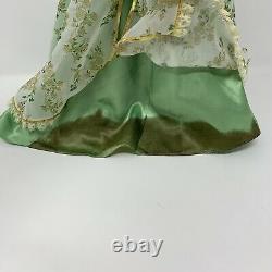 Franklin Mint Porcelain Doll Rosie Princess of Lismore Castle Green Dress Gown