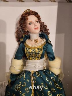 Franklin Mint Porcelain Doll Shauna Princess Of Blarney Castle New with COA