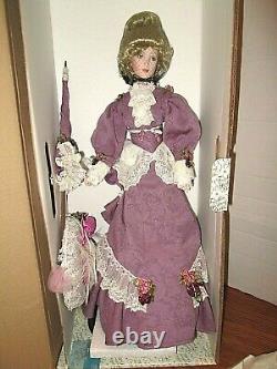 Franklin Mint Porcelain Doll Violette NIB