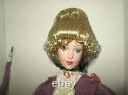 Franklin Mint Porcelain Doll Violette NIB