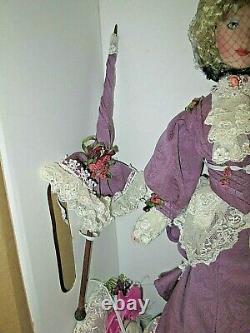 Franklin Mint Porcelain Doll Violette NIB