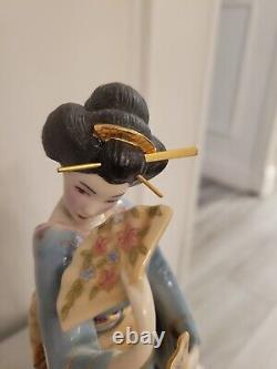 Franklin Mint Porcelain Figure Dance Of The Geisha