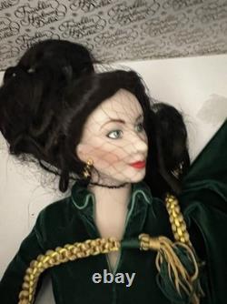 Franklin Mint Porcelain Golden Anniversary Doll Scarlett O'Hara, 22 in, 1988