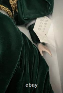Franklin Mint Porcelain Golden Anniversary Doll Scarlett O'Hara, 22 in, 1988