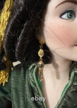 Franklin Mint Porcelain Golden Anniversary Doll Scarlett O'Hara, 22 in, 1988