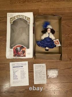 Franklin Mint Porcelain Gone With The Wind Doll Bonnie Blue 12 in. MIB