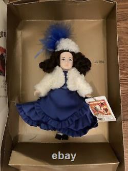 Franklin Mint Porcelain Gone With The Wind Doll Bonnie Blue 12 in. MIB