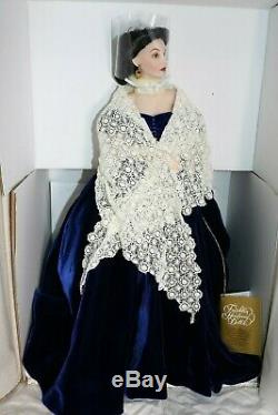 Franklin Mint Porcelain Gone With The Wind Scarlett's O' Hara Portrait Doll NEW