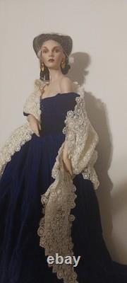 Franklin Mint Porcelain Gone with the Wind Scarlett's O'Hara 1999 Portrait Doll