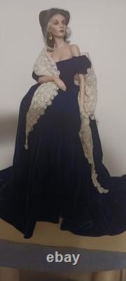 Franklin Mint Porcelain Gone with the Wind Scarlett's O'Hara 1999 Portrait Doll