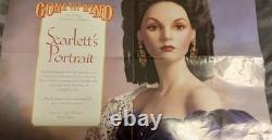 Franklin Mint Porcelain Gone with the Wind Scarlett's O'Hara 1999 Portrait Doll
