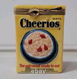 Franklin Mint Porcelain Hinged Trinket Box General Mills Cheerios Cereal? New