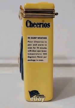 Franklin Mint Porcelain Hinged Trinket Box General Mills Cheerios Cereal? New