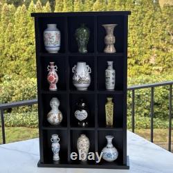 Franklin Mint Porcelain Imperial Dynasty Mini Vase Set Complete Set Japan 1980