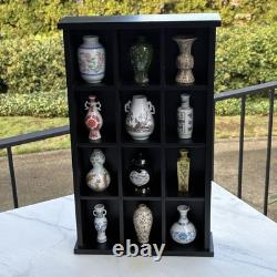 Franklin Mint Porcelain Imperial Dynasty Mini Vase Set Complete Set Japan 1980