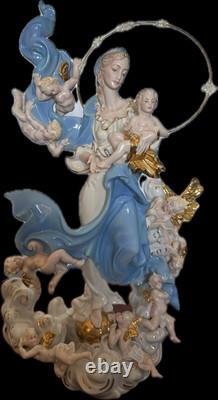 Franklin Mint Porcelain Ltd. Ed. Vatican Museum Figurine. Mary Queen Of Heaven