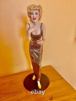 Franklin Mint Porcelain Marilyn Monroe Doll Singing Happy Birthday to JFK