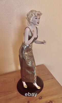 Franklin Mint Porcelain Marilyn Monroe Doll Singing Happy Birthday to JFK