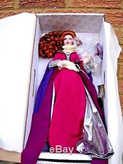 Franklin Mint Porcelain Morgana Le Fay Doll Original Box