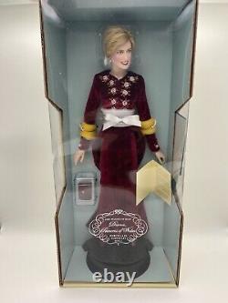 Franklin Mint Porcelain Portrait Doll Princess Diana Princess of Loveliness New