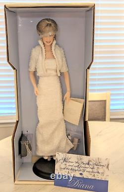 Franklin Mint Porcelain Portrait Princess Diana Doll in'Elvis Dress' & Bolero