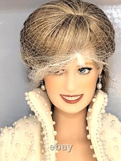Franklin Mint Porcelain Portrait Princess Diana Doll in'Elvis Dress' & Bolero