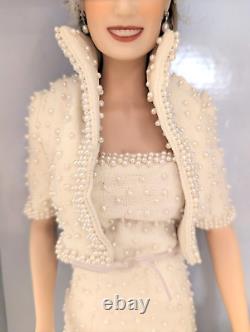 Franklin Mint Porcelain Portrait Princess Diana Doll in'Elvis Dress' & Bolero