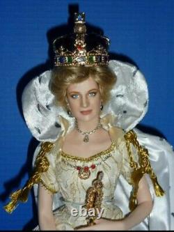 Franklin Mint Porcelain Princess Diana OOAK Repaint Queen Doll