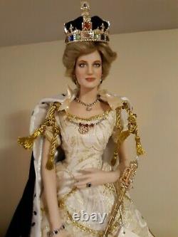 Franklin Mint Porcelain Princess Diana OOAK Repaint Queen Doll